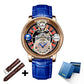 Relogio PINDU Fixed Roulette Watch Latest Design Quartz Watch Men Waterproof Leather Man Wristwatch Upgraded Version Inspirational Watches