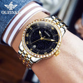 Original Automatic Watch for Men Luxury Japanese Diamond Luminous Inspirational Watches