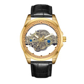 Luxury Original Waterproof Gold Skeleton Style Watch Inspirational Watches