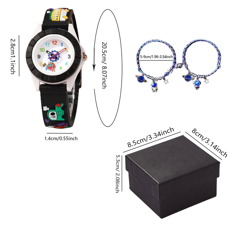 Fun Cartoon Car Kids Watch Inspirational Watches