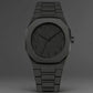Simple Black Male Quartz Watches Arabic digital Casual Drip Oil Strap - Inspirational Watches