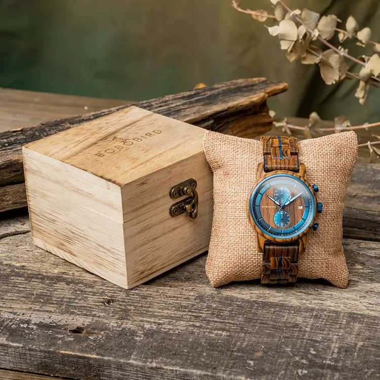 Vintage Wooden Watch for Men – Luxury Original Wristwatch with Premium Design - Inspirational Watches