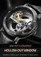 Skeleton Automatic Mechanical Wristwatch Inspirational Watches