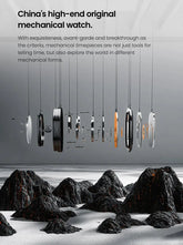 Tourbillon Luxury Skeleton Manual Mechanical Inspirational Watches