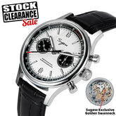 Mechanical Chronograph Panda Wristwatch Air Force Sapphire Waterproof Inspirational Watches