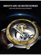 Skeleton Automatic Mechanical Wristwatch Inspirational Watches