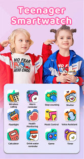 Multifunctional HD Touch Screen Music Games Kids Smartwatch Inspirational Watches