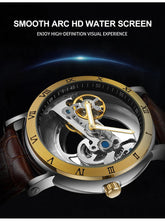 Mechanical Wristwatches Watches for Man Watches Golden Bridge Skeleton Automatic Mechanical Mens Watch reloj hombre montre homme Inspirational Watches
