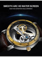Skeleton Automatic Mechanical Wristwatch Inspirational Watches