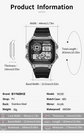 Digital Sports Luminous Multifunction Waterproof watch Inspirational Watches