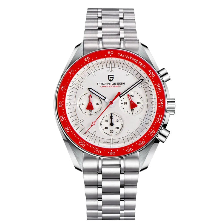 Luxury Business Mens Watches Chronograph AR Sapphire Mirror Waterproof - Inspirational Watches