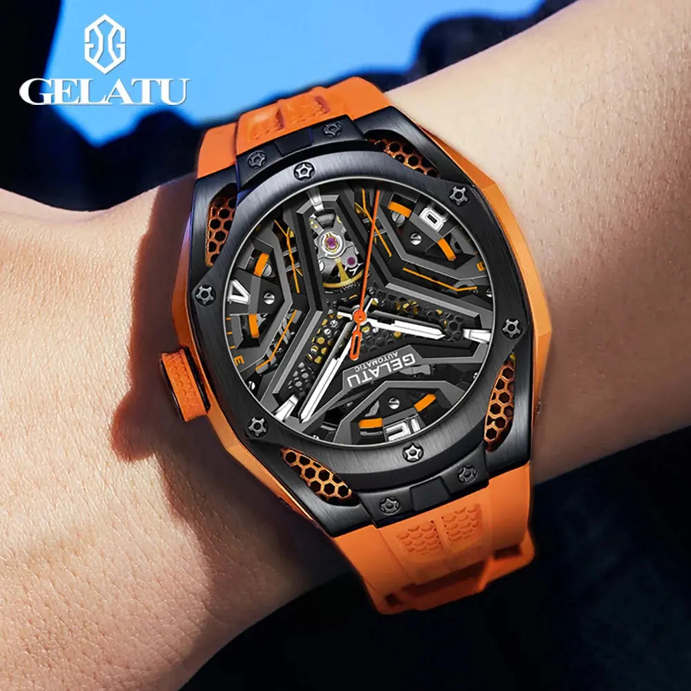 Hollow out Automatic Men&