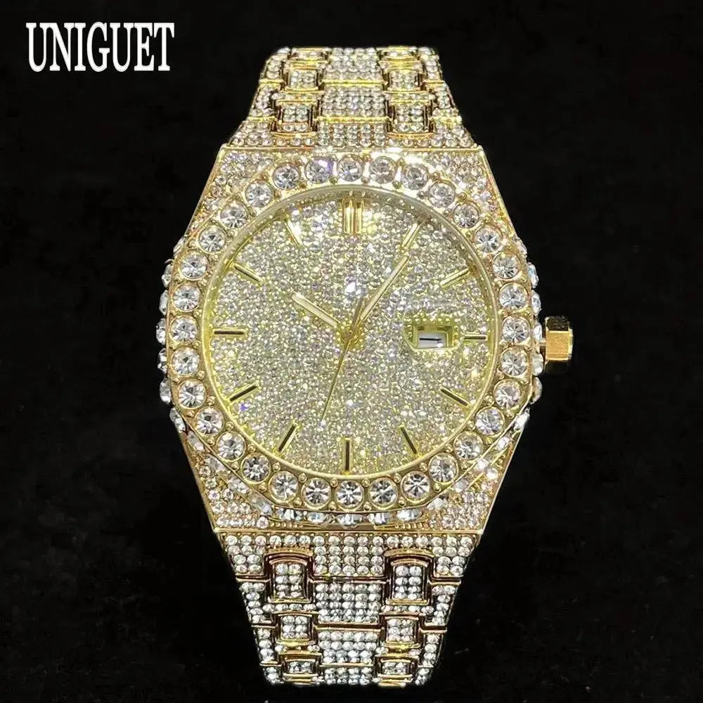 Luxury Iced Out Waterproof Watch - Inspirational Watches