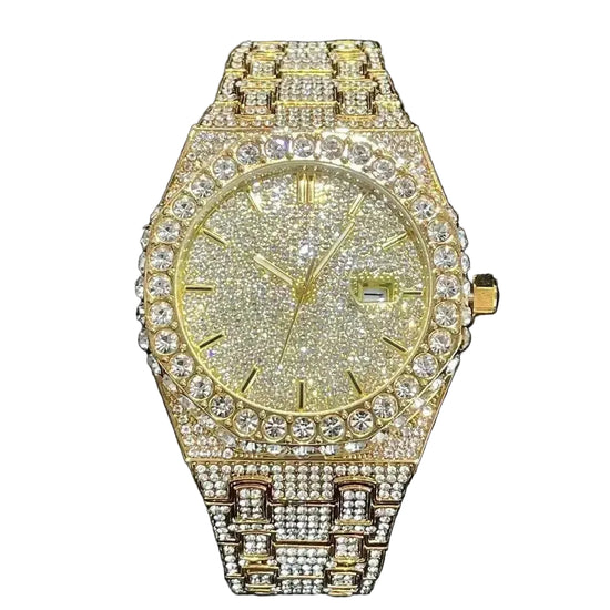 Luxury Iced Out Waterproof Watch - Inspirational Watches
