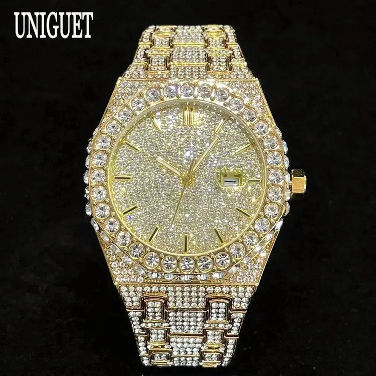 Luxury Iced Out Waterproof Watch - Inspirational Watches