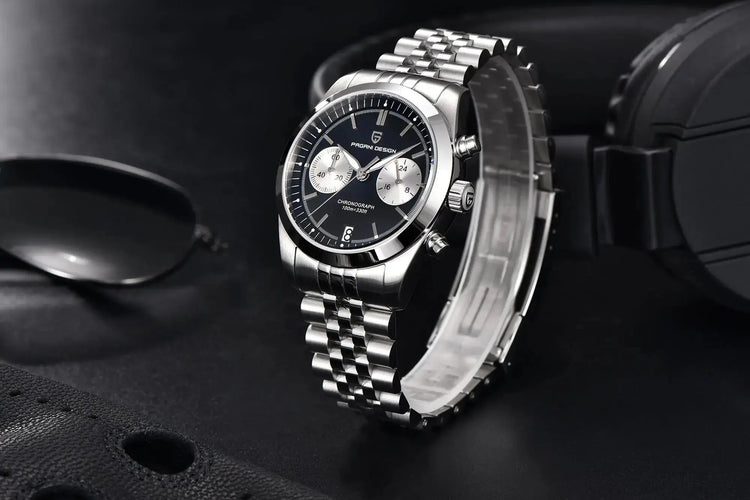 Sports Quartz Chronograph Men Luxury Watches Sapphire Stainless Steel Diving Clock Inspirational Watches