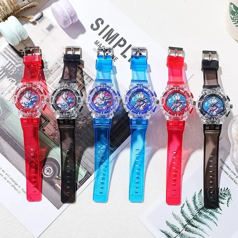 Kids Luminous LED Sports Electronic Watches Inspirational Watches