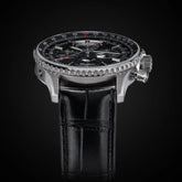 Moon phase Pilot Chronograph Mechanical Tianjin ST1908 Movement Inspirational Watches