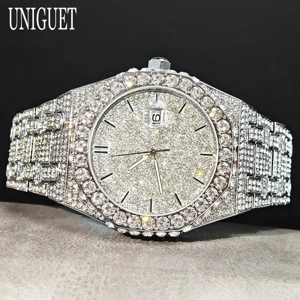 Luxury Iced Out Waterproof Watch - Inspirational Watches