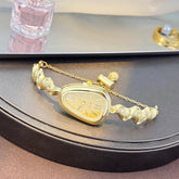 Elegant Snake-Shape Ladies Quartz Watch Trendy European And American Style Commute Luxury Roman Numeral Classy Fashion Accessory Inspirational Watches