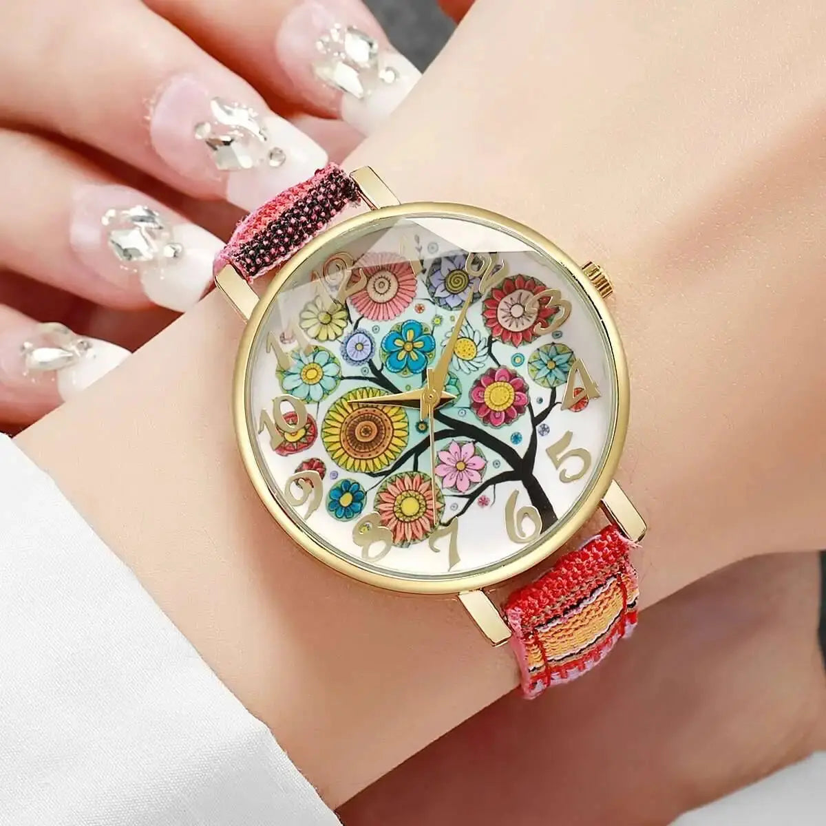 Vintage Flowers Watch Inspirational Watches