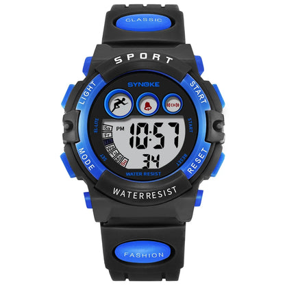 50M Waterproof Luminous LED Digital for Kids Watch Inspirational Watches