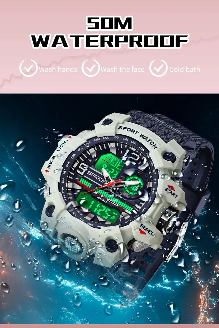 LED Digital Sport Watch Waterproof Inspirational Watches