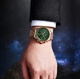Luxury Business Mens Watches Chronograph AR Sapphire Mirror Waterproof - Inspirational Watches