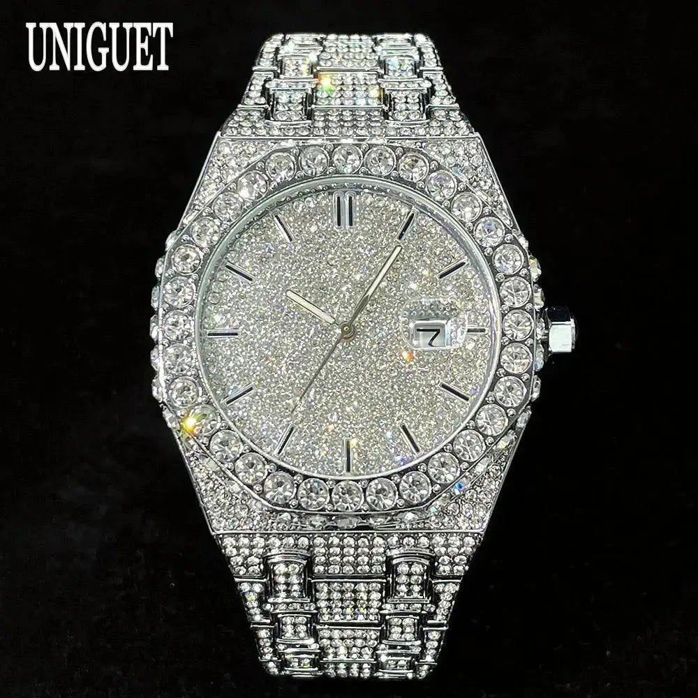 Luxury Iced Out Waterproof Watch - Inspirational Watches
