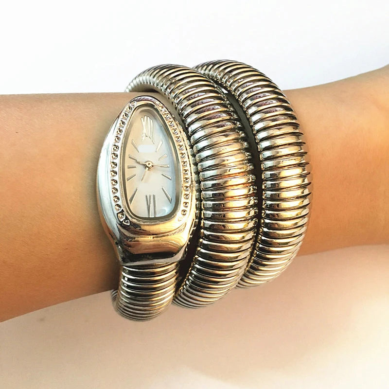 Snake Watch Watch Women Watch Fashion Snake Shape Bangle Watch for Casual Work  Women Watch Inspirational Watches