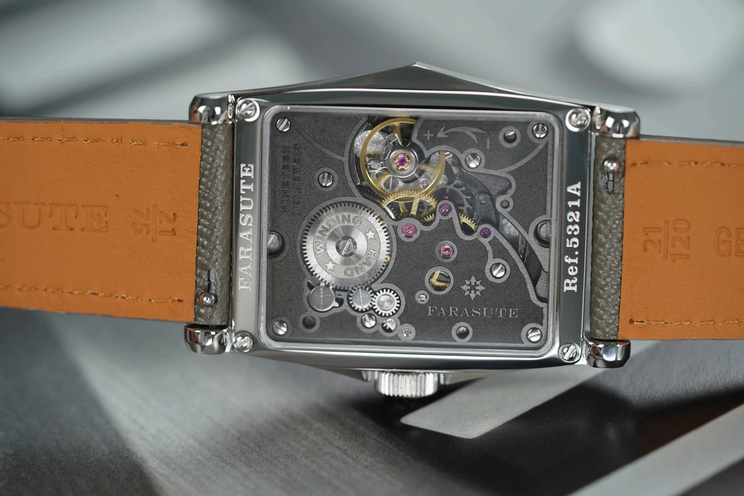 Square Dial Mechanical Movement Inspirational Watches
