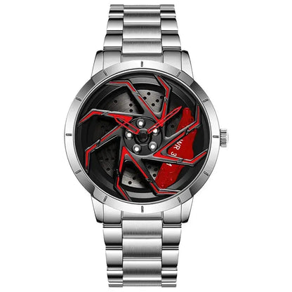 360 Degree Rotating Wheel Rim Dial Watch Inspirational Watches