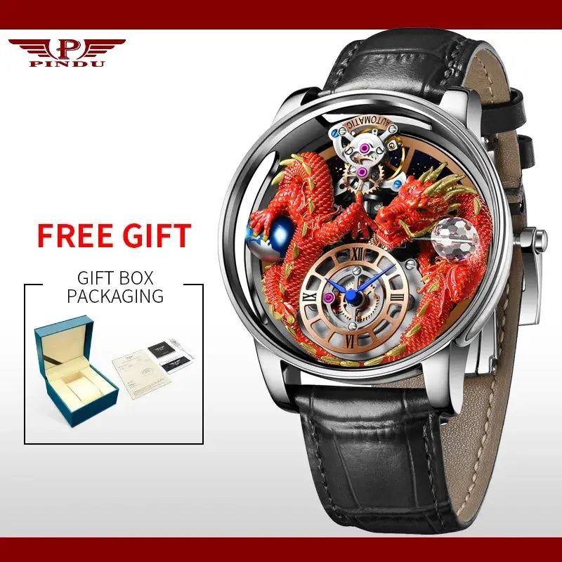 Celestial Three Dimensional Dragon watch Inspirational Watches