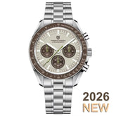 Luxury Business Mens Watches Chronograph AR Sapphire Mirror Waterproof - Inspirational Watches