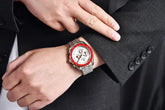 Luxury Business Mens Watches Chronograph AR Sapphire Mirror Waterproof - Inspirational Watches