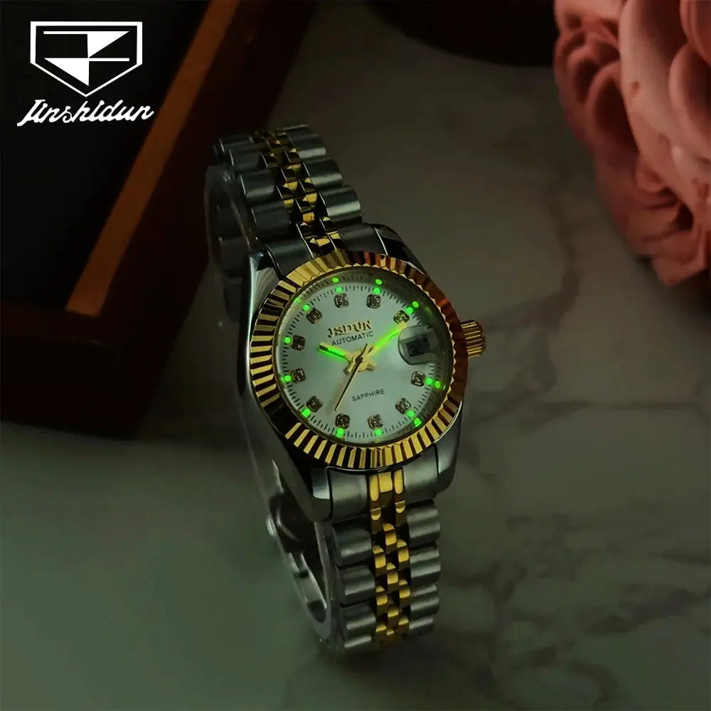 Automatic Mechanical Luxury Fashion Stainless Steel Women&
