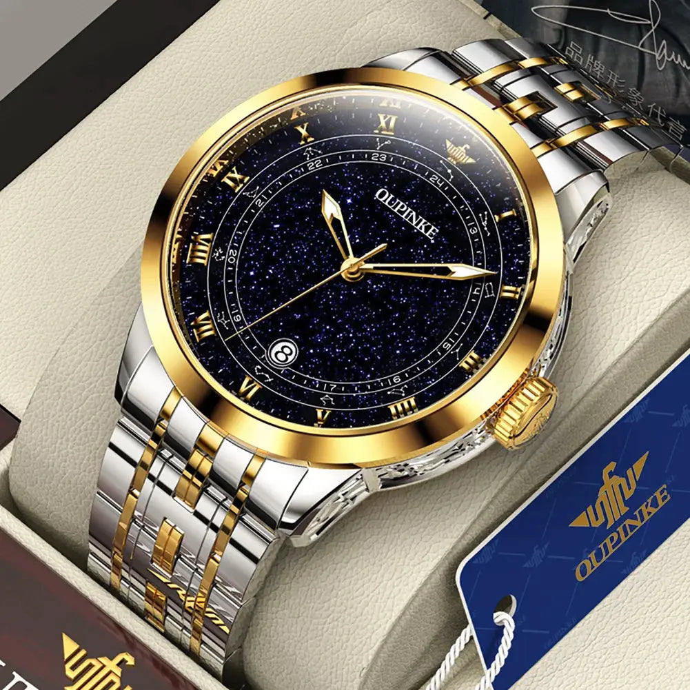 Original Automatic Watch for Men Luxury Japanese Diamond Luminous Inspirational Watches