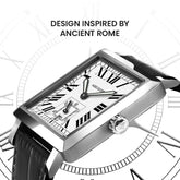 Square Business Formal Automatic Mechanical Inspirational Watches
