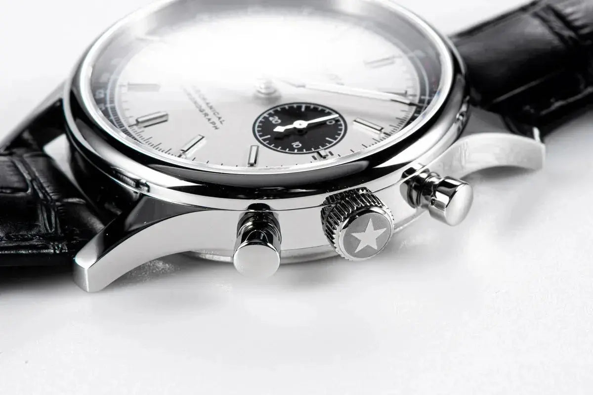 Mechanical Chronograph Panda Wristwatch Air Force Sapphire Waterproof Inspirational Watches