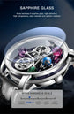 PINDU Design Starry Twelve Constellations Mechanical Watch Sapphire Waterproof Men Mechanical Wristwatches Miyata 8215 Movement Inspirational Watches