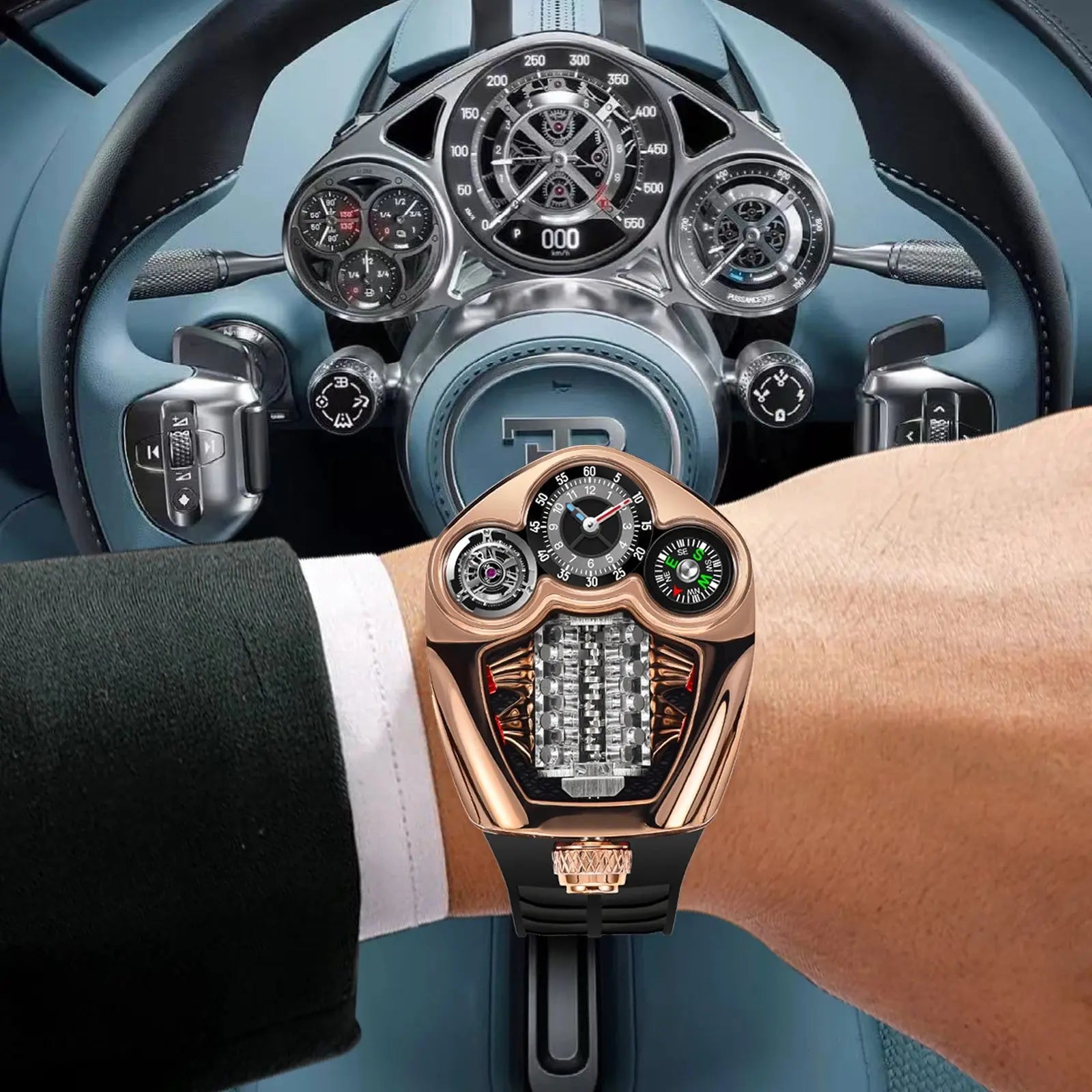 Swiss quartz 762 movement luxurious watch Inspirational Watches