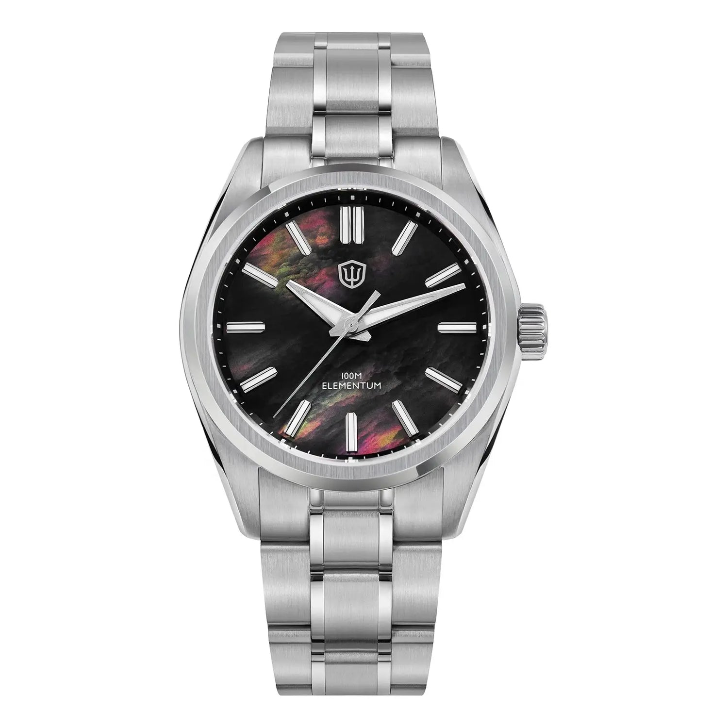 Watchdives WD0003C Quartz Watch VH31 Sweep Seconds Movement 38mm ice Crack Dial Sapphire Luminous 100m Waterproof Men Wristwatch Inspirational Watches