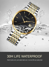 Automatic Mechanical Luxury Thin Edition with Calendar Watch Inspirational Watches