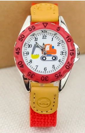 Colorful Number Kids watch Fabric Strap Inspirational Watches