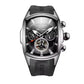 Reef Tiger 316L Stainless Steel Wine Barrel Automatic Watch Fashion Mulitfunction Tourbillon Mechanical Watches for Men RGA3069 Inspirational Watches