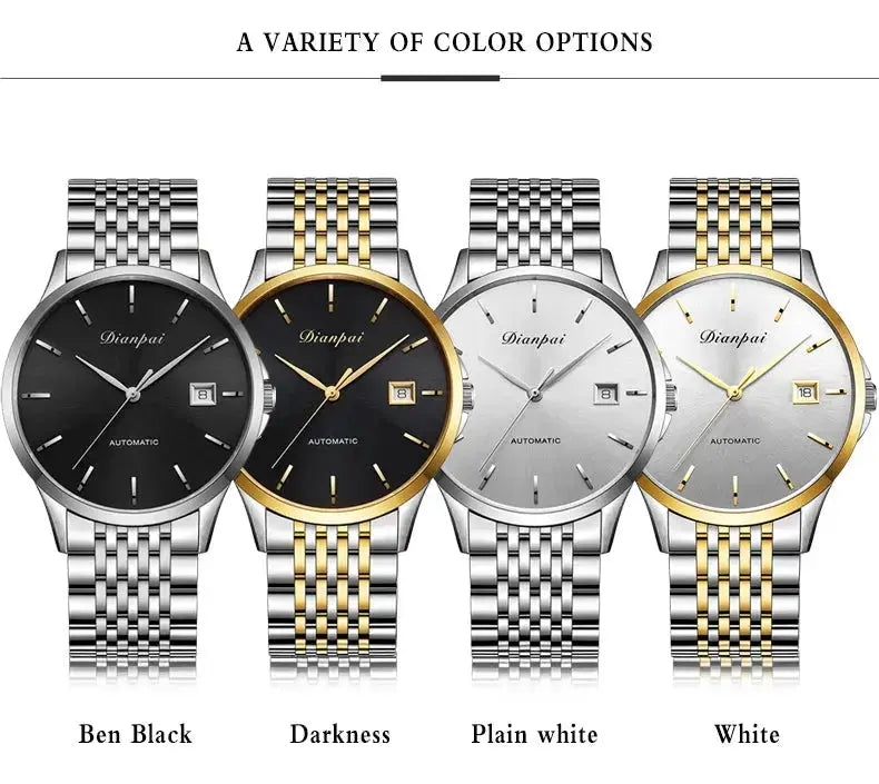 Automatic Mechanical Luxury Thin Edition with Calendar Watch Inspirational Watches