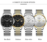 Automatic Mechanical Luxury Thin Edition with Calendar Watch Inspirational Watches