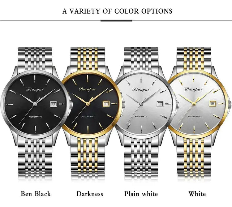 Automatic Mechanical Luxury Thin Edition with Calendar Watch Inspirational Watches