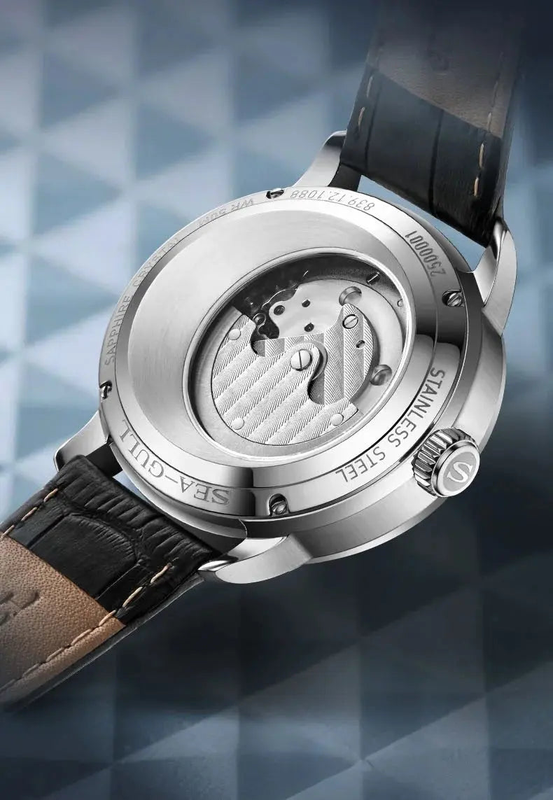 Oval Dial Automatic Mechanical Waterproof Luminous Inspirational Watches