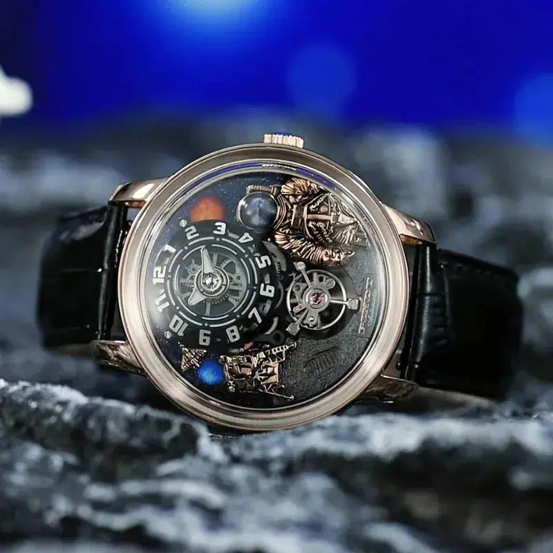 Space Series Unique Design Three-dimensional Dial Mechanical Watch - Inspirational Watches